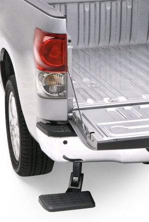 Toyota Tundra Bed Step - Rear - AMP Research - Retractable - Black - `14-`21 Toyota Tundra Bed Step - Rear - AMP Research - Retractable - Black - `14-`21